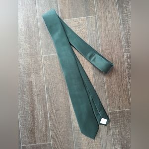 Azazie Gentlemen's Collection Matte Satin Skinny Tie - Dark Green (58")